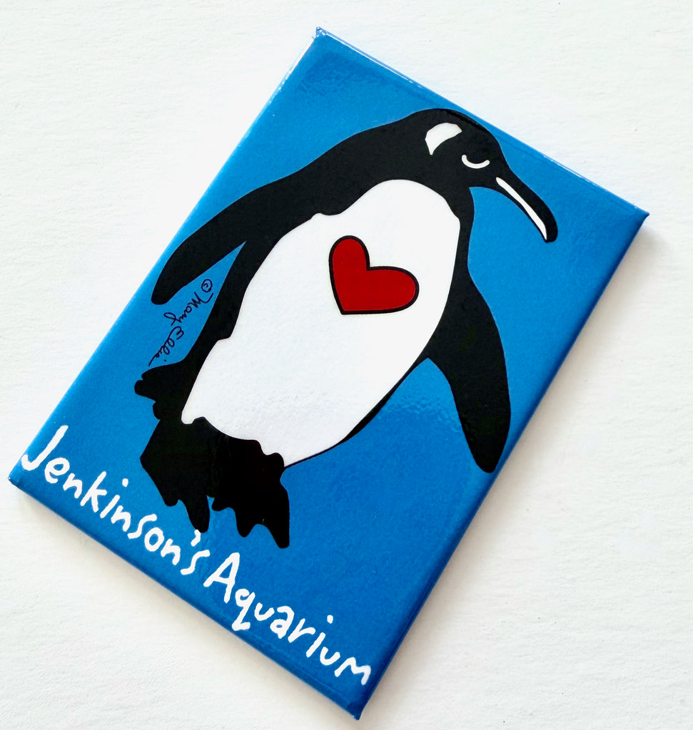 Penguin Custom Zoo Aquarium Magnet