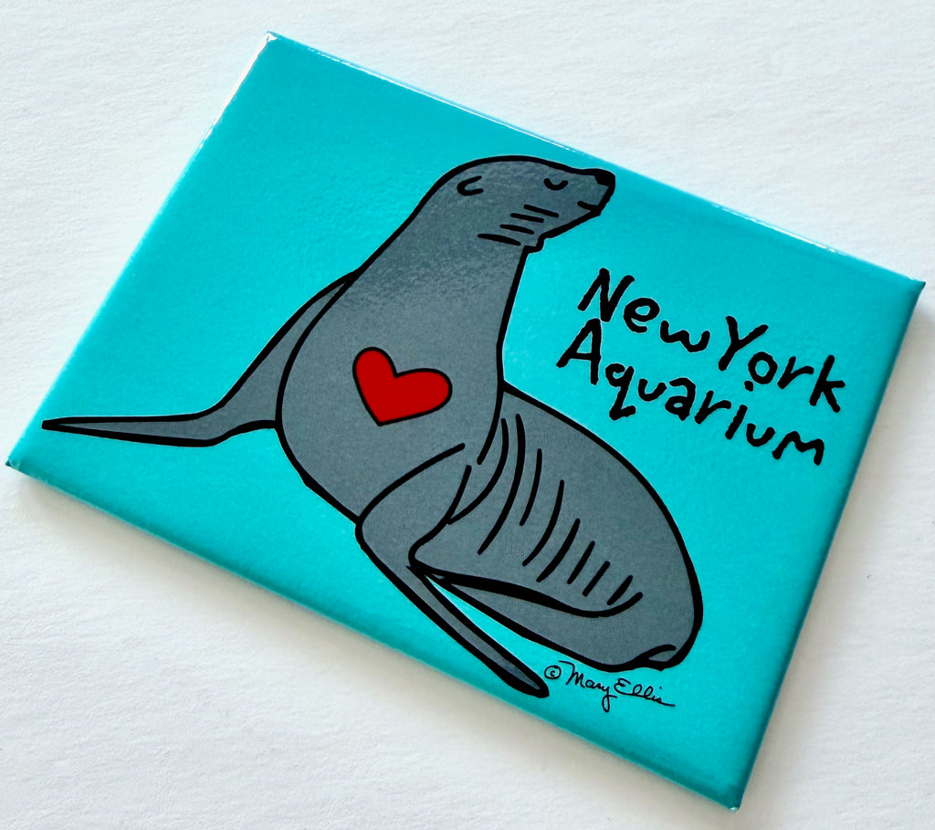 Sea Lion Custom Zoo Aquarium Magnet