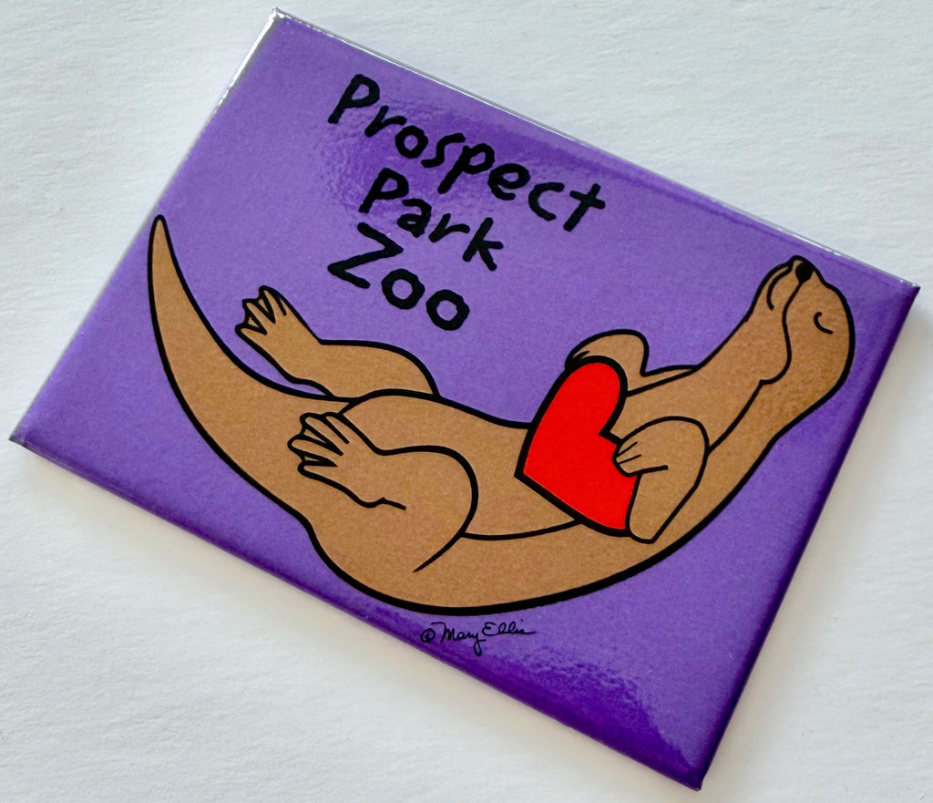 Sea Otter Custom Zoo Aquarium Magnet