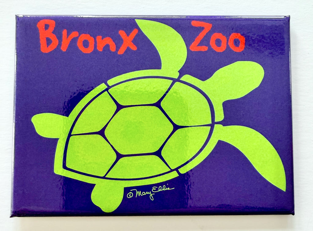 Sea Turtle Custom Zoo Aquarium Magnet