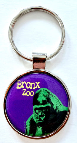Gorilla Zoo Custom Keychain