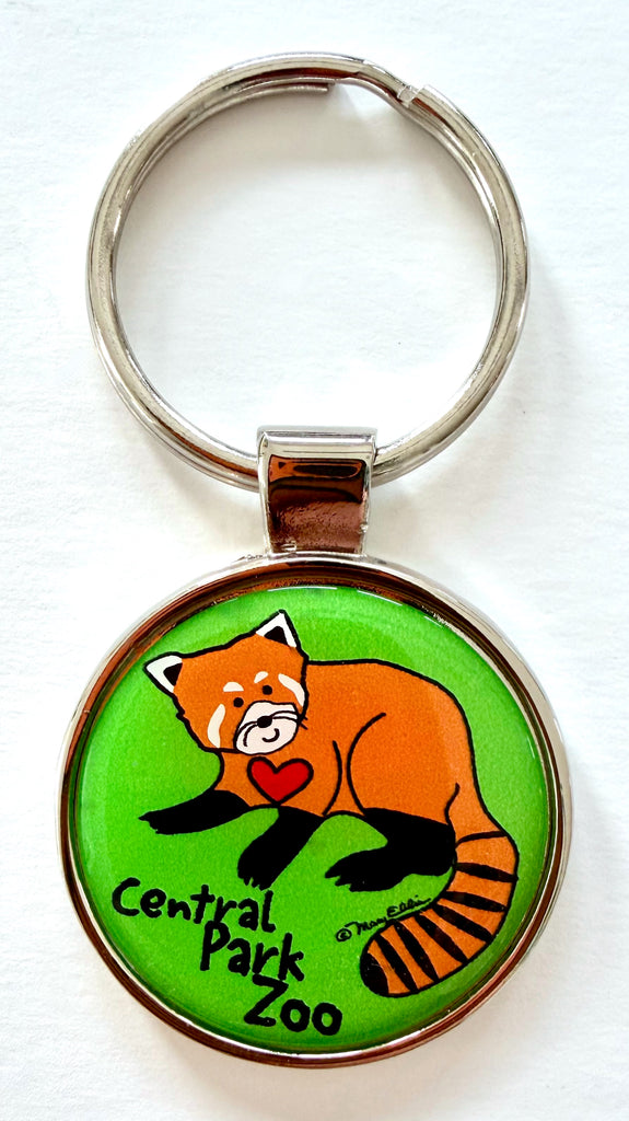 Red Panda Custom Zoo Keychain