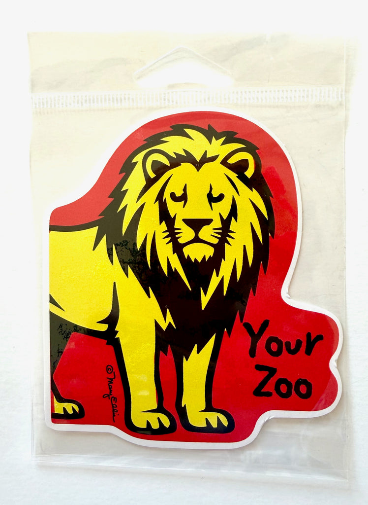 Lion Custom Sticker Your Zoo