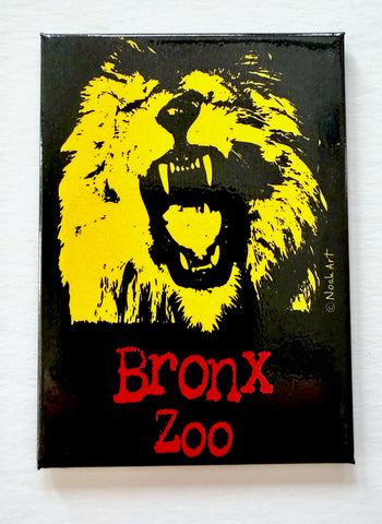 Lion Custom Zoo Magnet