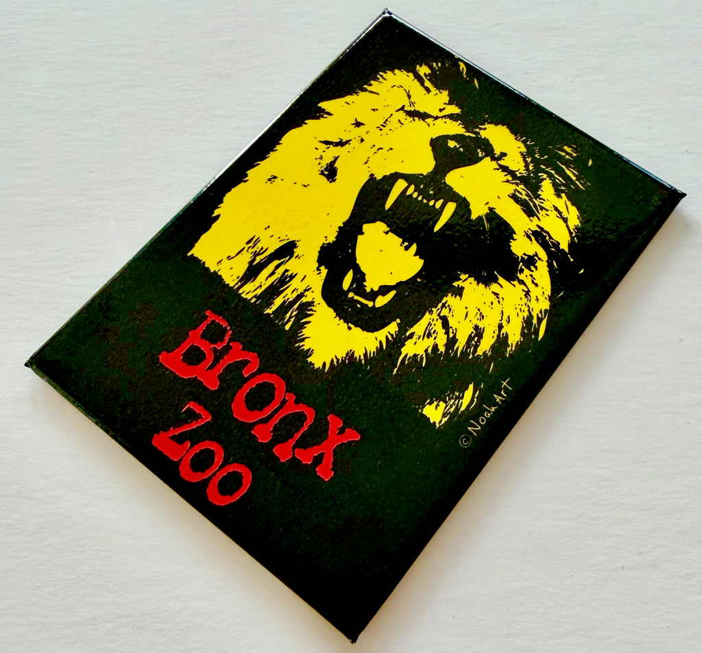 Lion Custom Zoo Magnet