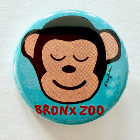 Cute Monkey Custom Zoo Animal Button