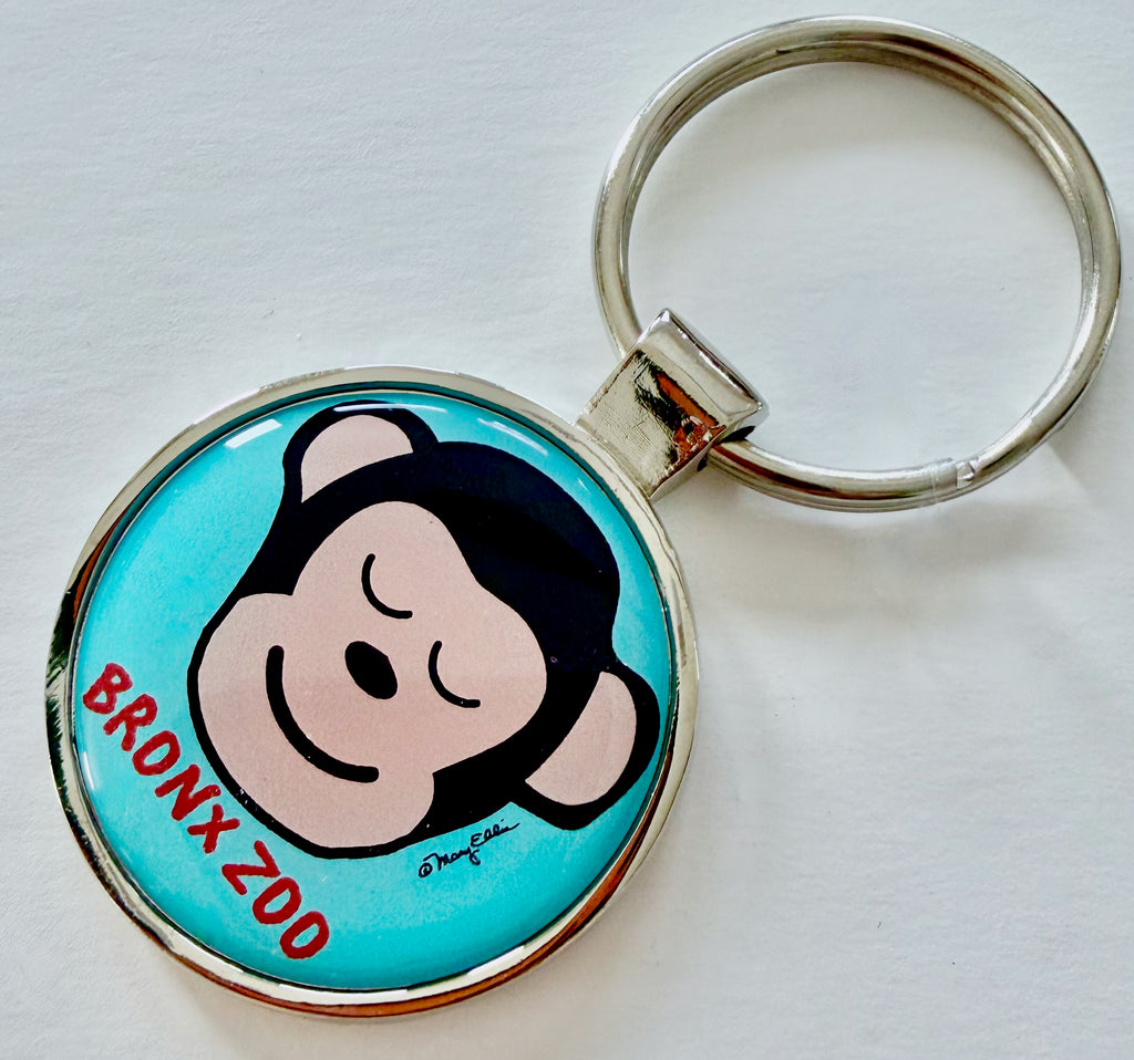 Monkey Zoo Custom Keychain