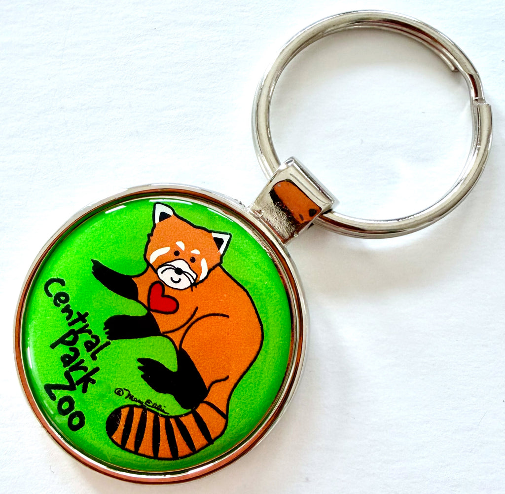 Red Panda Custom Zoo Keychain