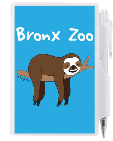 Custom Zoo Cute Sloth Mini Notebook Set