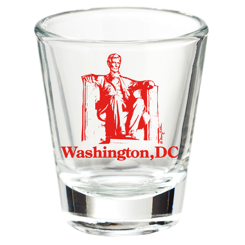 Washington DC Shot Glass Lincoln Memorial