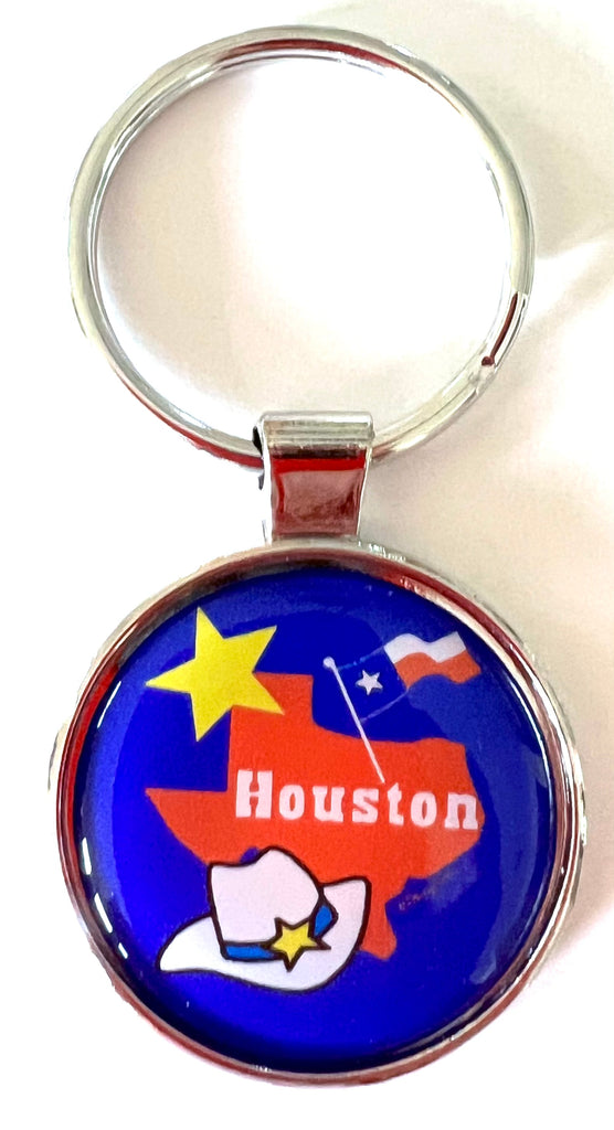 Houston Texas Keychain State