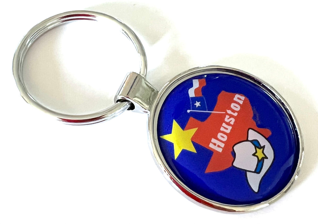 Houston Texas Keychain State