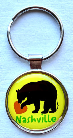 Nashville Keychain Bear