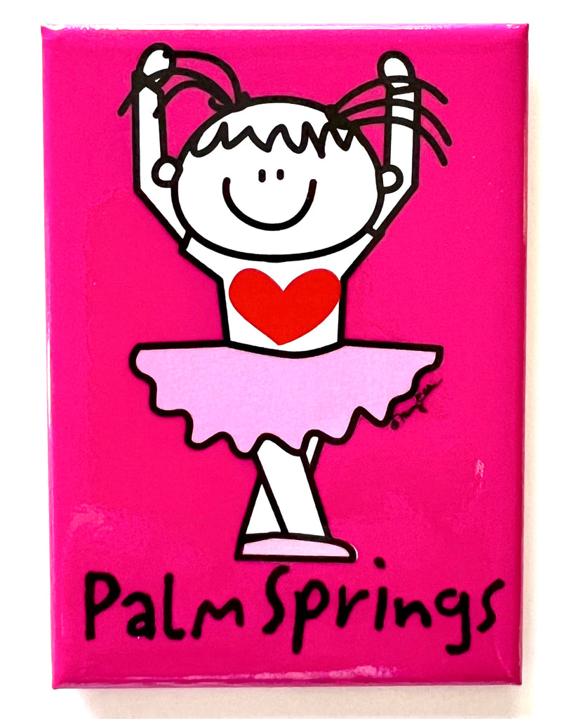 Palm Springs Ballerina Magnet
