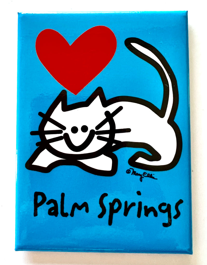 Palm Springs Cat Magnet