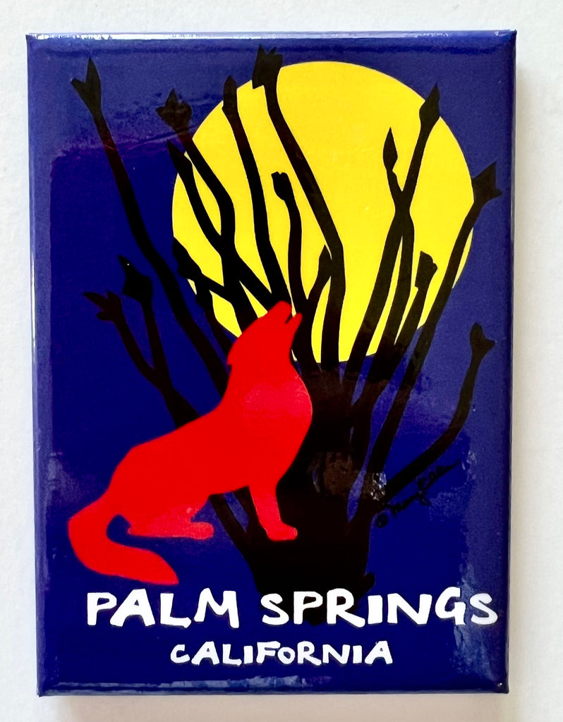 Palm Springs Coyote Magnet