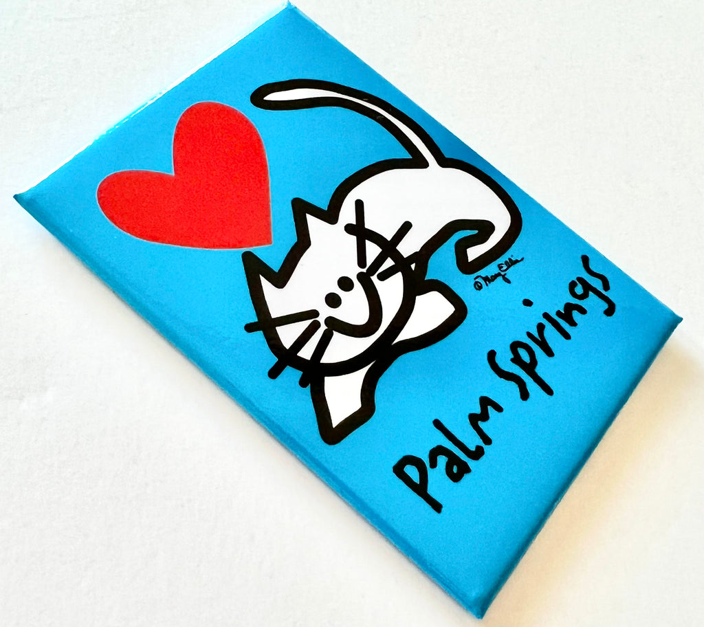 Palm Springs Cat Magnet