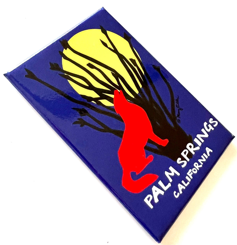 Palm Springs Coyote Magnet