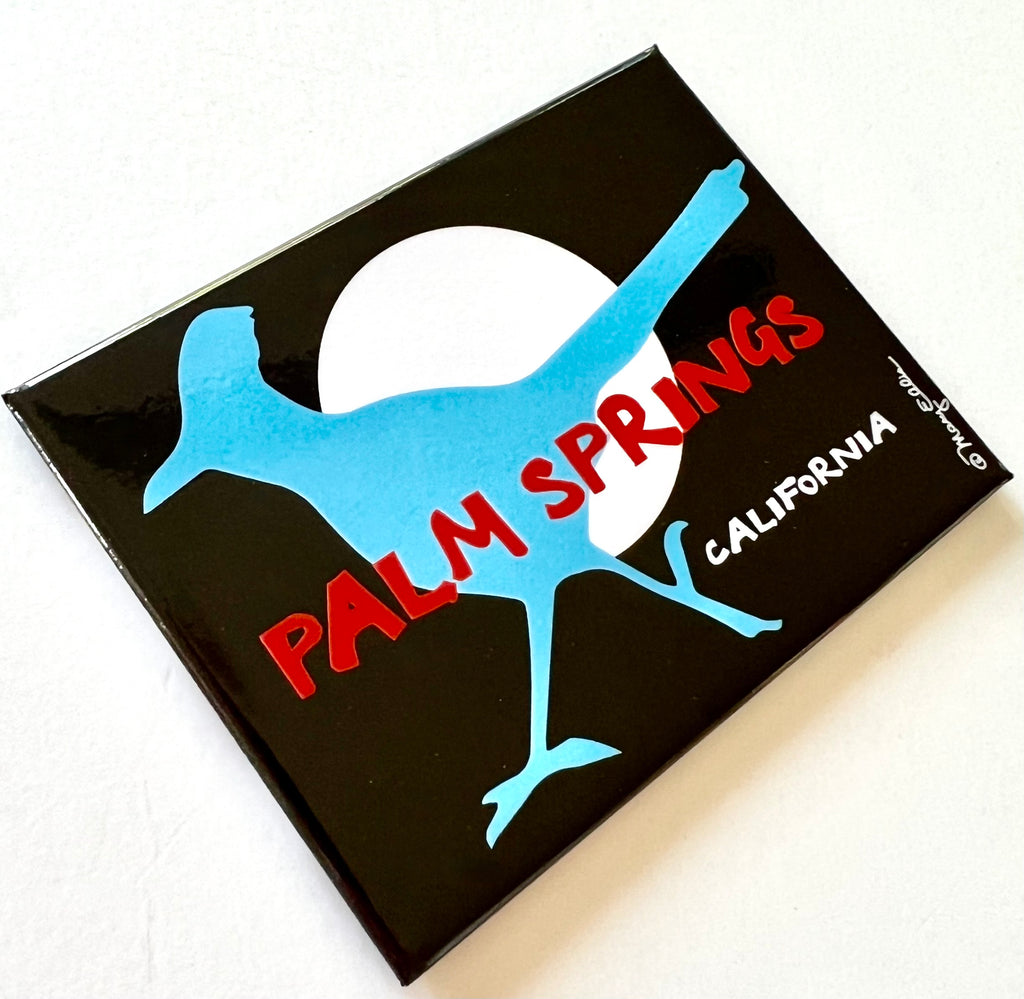 Palm Springs Roadrunner Magnet