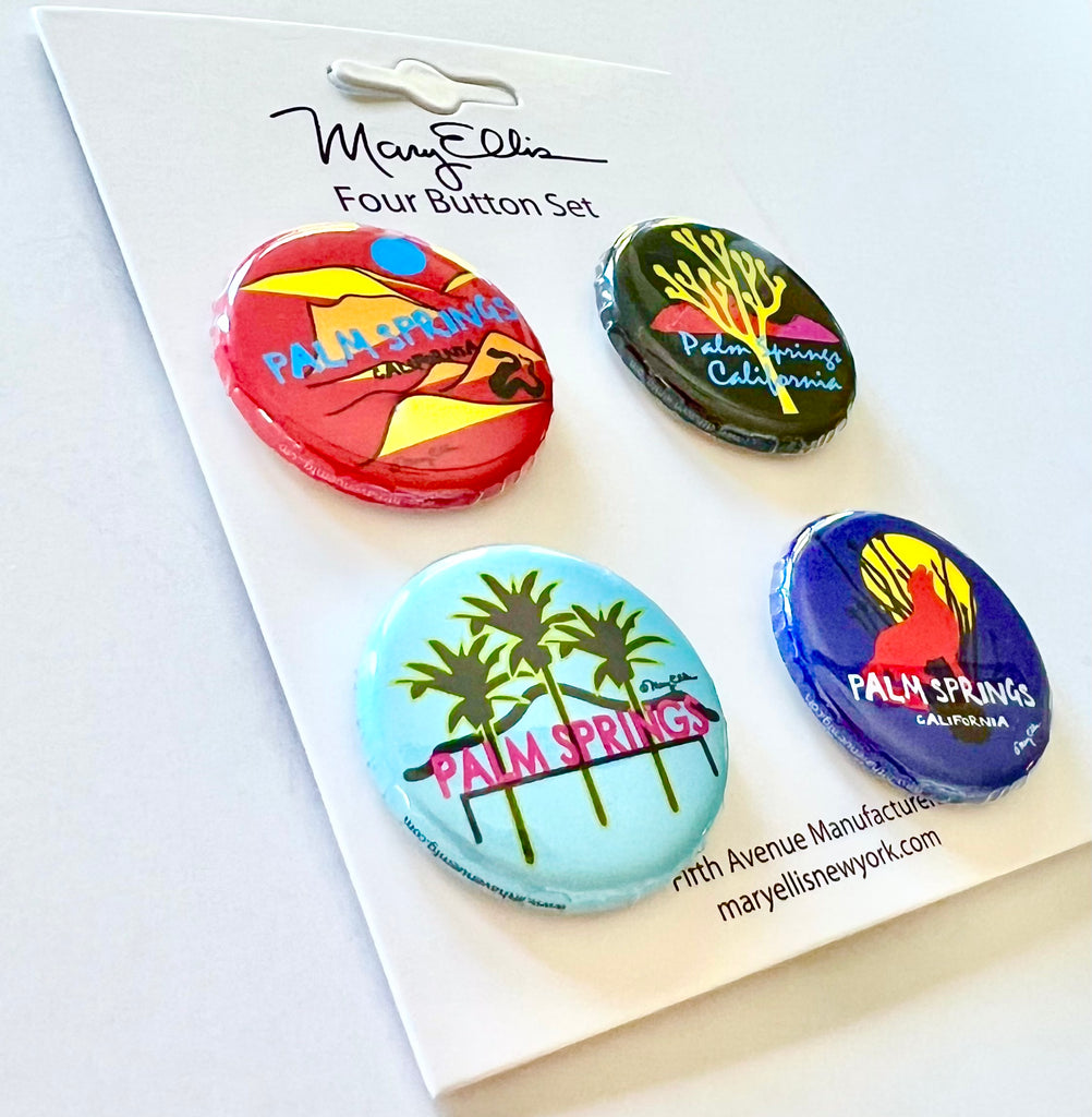 Palm Springs Mini Button Set #1