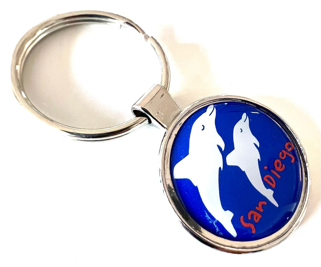 San Diego Keychain Dolphins