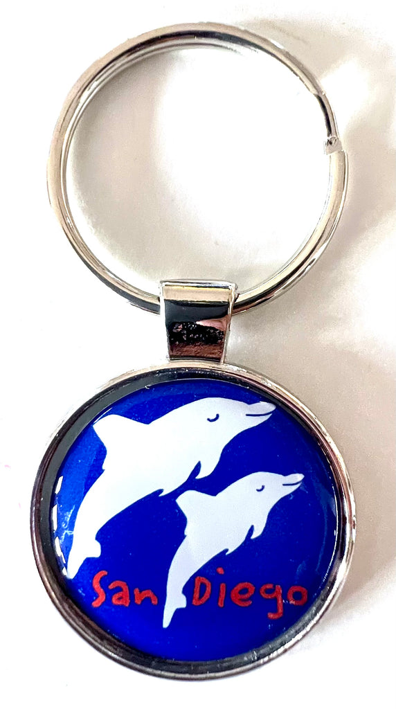 San Diego Keychain Dolphins