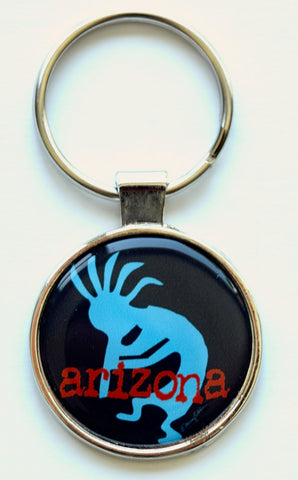 Arizona Keychain Kokopelli
