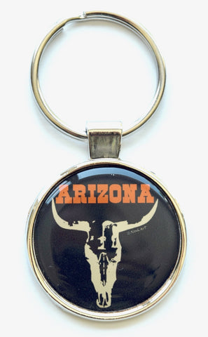 Arizona Keychain Skull
