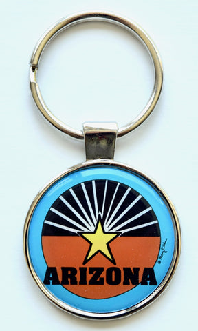 Arizona Keychain State Flag