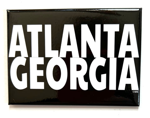 Atlanta Georgia Magnet Graphic Text