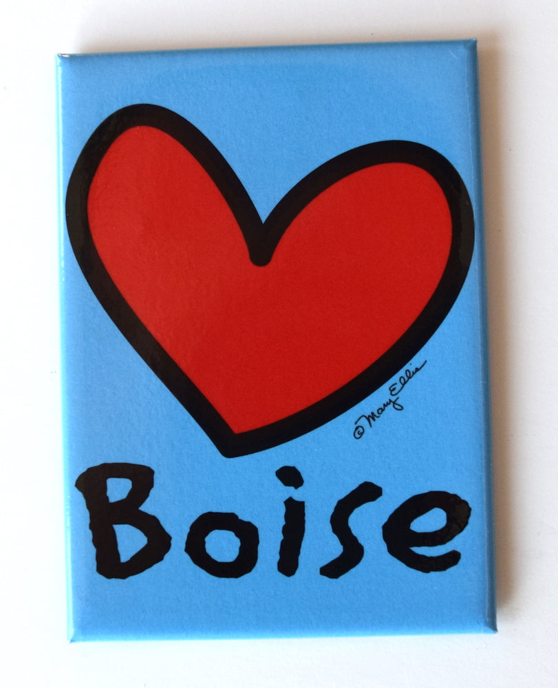 Boise Idaho Magnet Heart