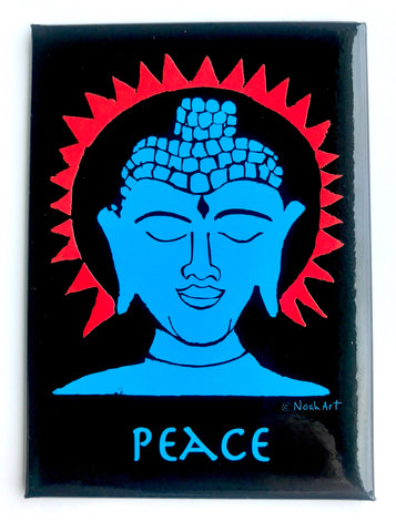 Buddha Peace Magnet NoahArt Yoga Collection