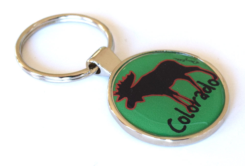 Colorado Keychain Moose
