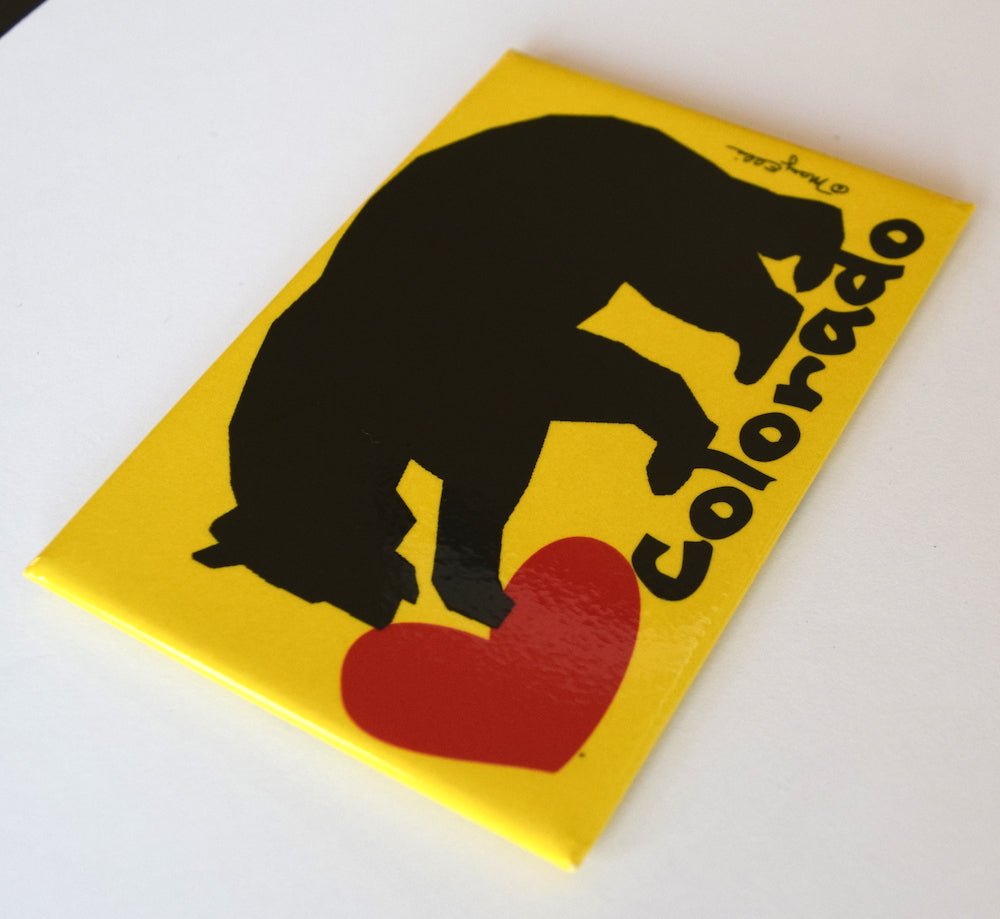 Colorado Magnet Bear Heart