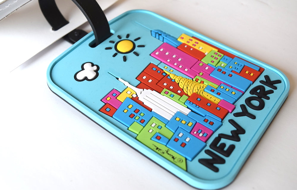 NY Day Skyline Luggage Tag