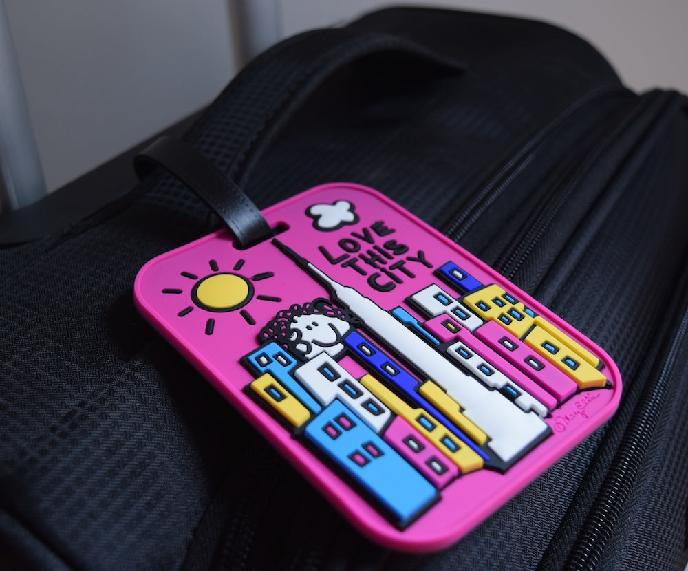 Love This City NY Luggage Tag