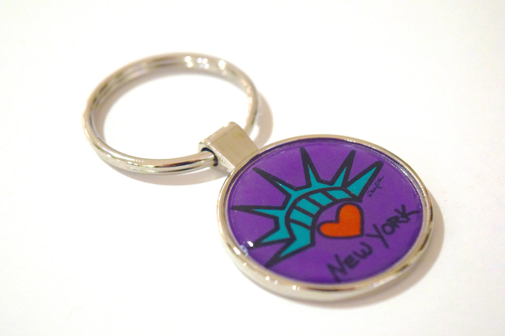 Statue of Liberty Love NY Keychain