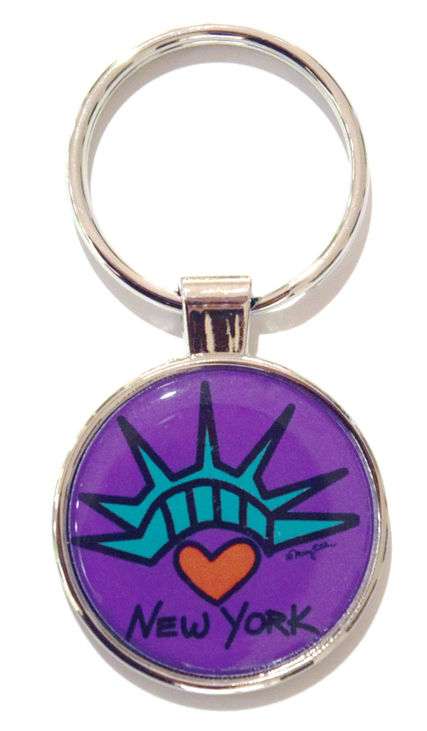 Statue of Liberty Love NY Keychain