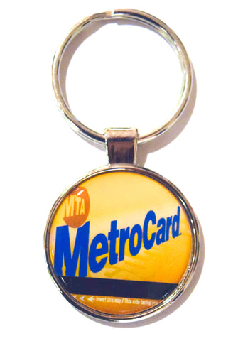 MTA MetroCard NY Dome Keychain