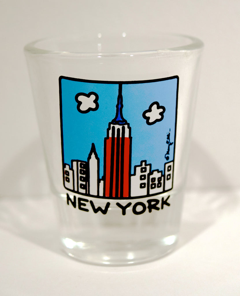 New York Shot Glass Patriotic