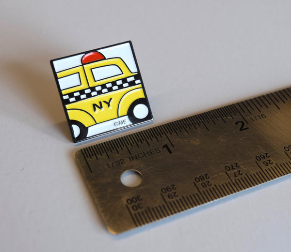 Taxi New York Enamel Pin - Fifth Avenue Manufacturers
