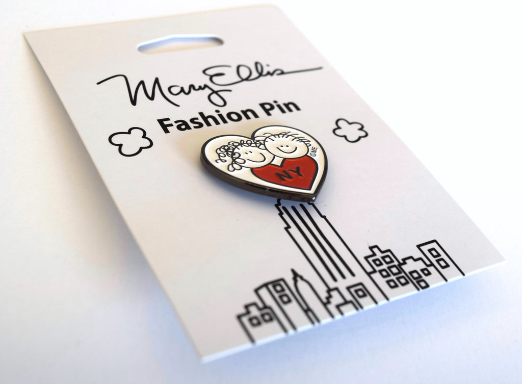 Love From NY Enamel Pin