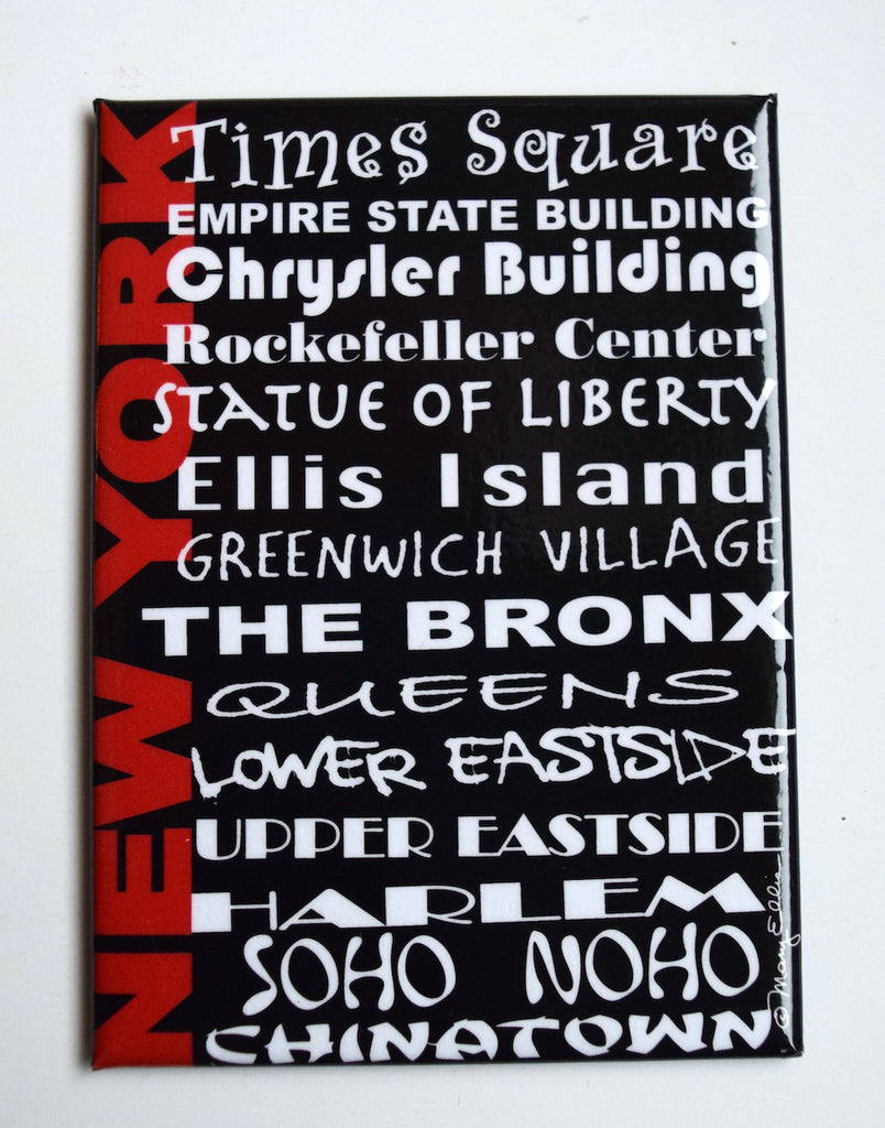 New York City Places Magnet