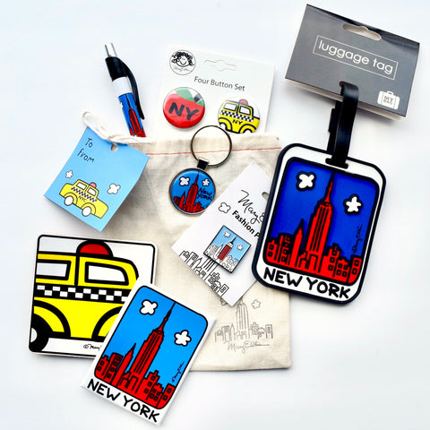 New York Gift Bag Skyline Mary Ellis Souvenir Collection