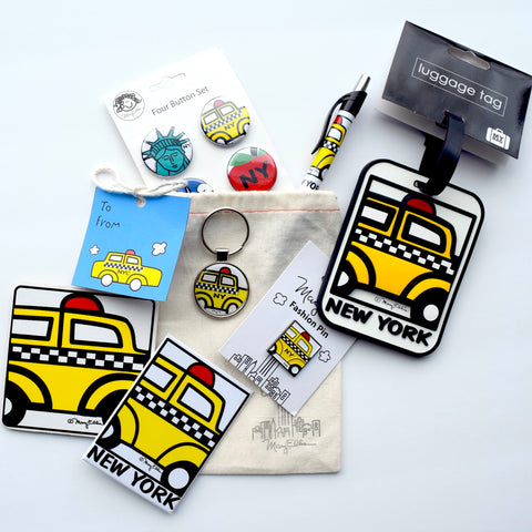New York Gift Bag Taxi Cab Mary Ellis Souvenir Collection