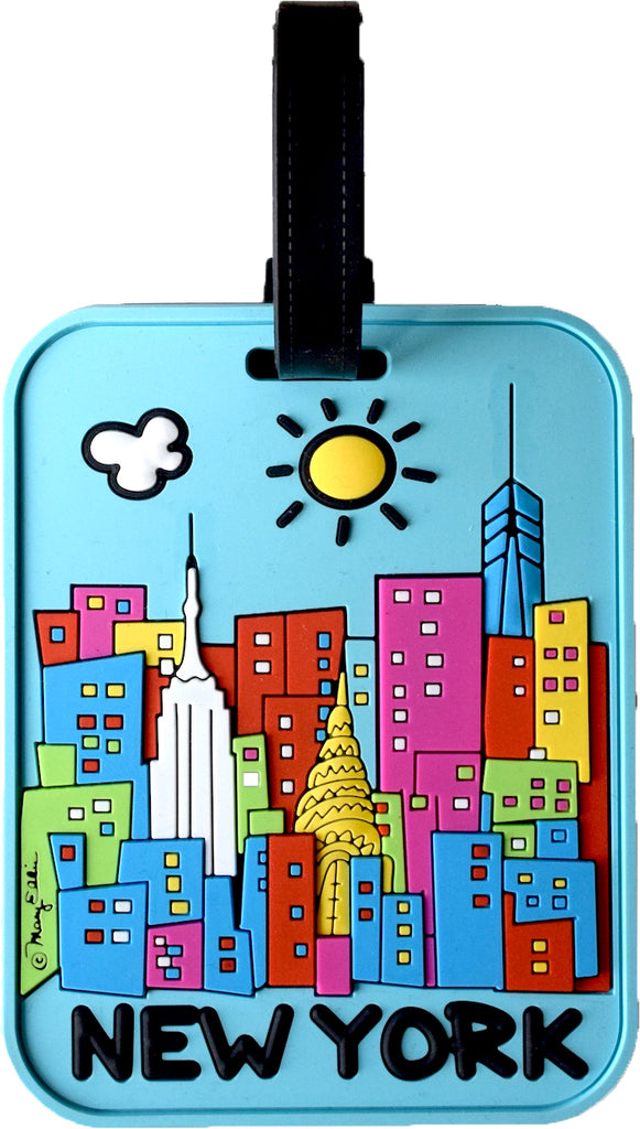 NY Day Skyline Luggage Tag