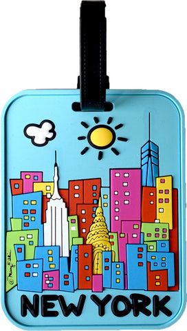 NY Day Skyline Luggage Tag