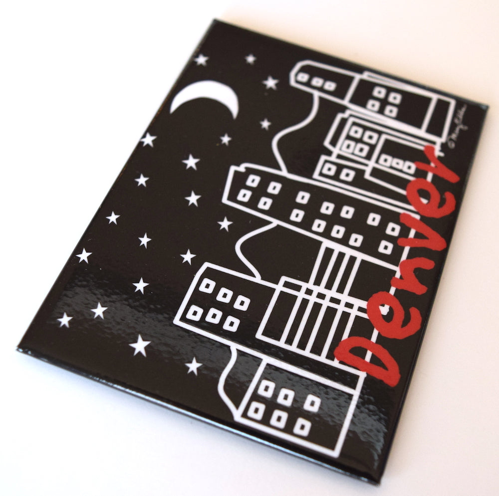 Denver Colorado Magnet Skyline