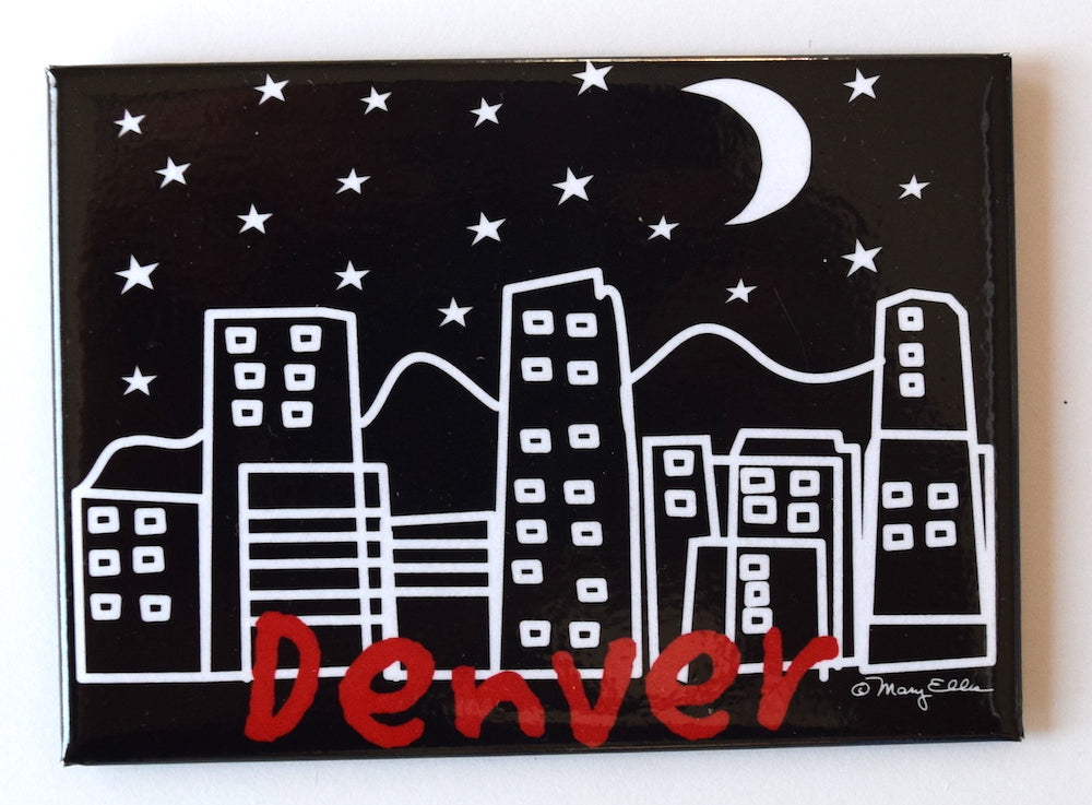 Denver Colorado Magnet Skyline