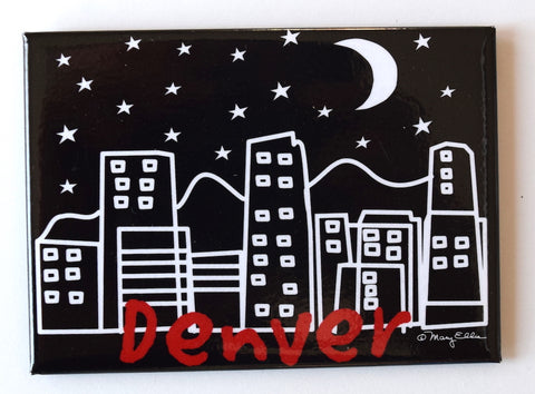 Denver Colorado Magnet Skyline